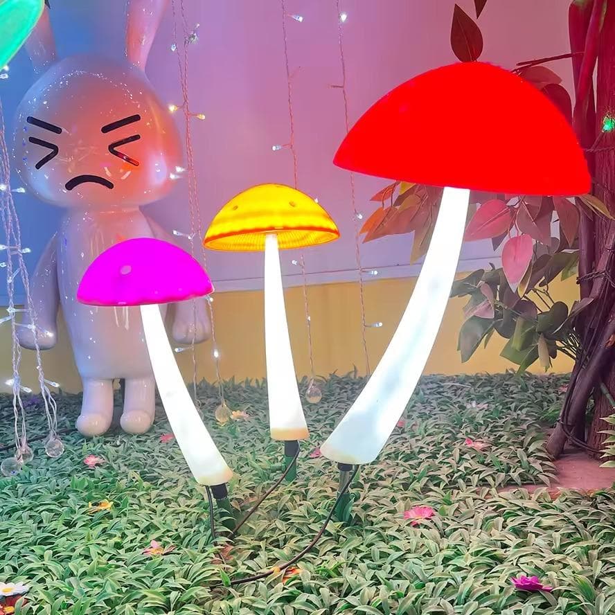 Đèn LED Mô Phỏng Hình Cây Nấm - Simulation Mushrooms Light cho Vườn Ánh Sáng Zalaa Light Garden