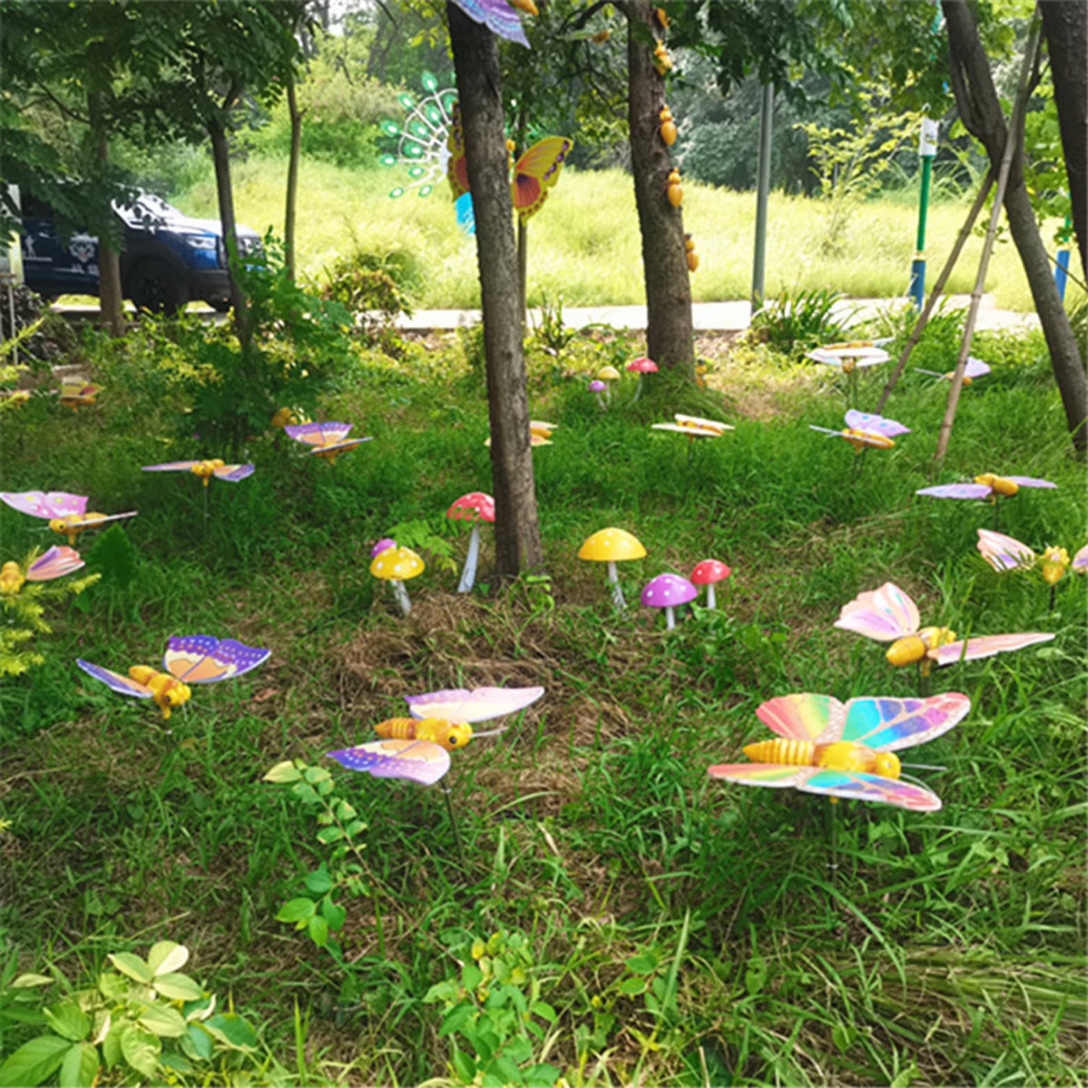 Đèn LED Mô Phỏng Hình Cây Nấm - Simulation Mushrooms Light cho Vườn Ánh Sáng Zalaa Light Garden