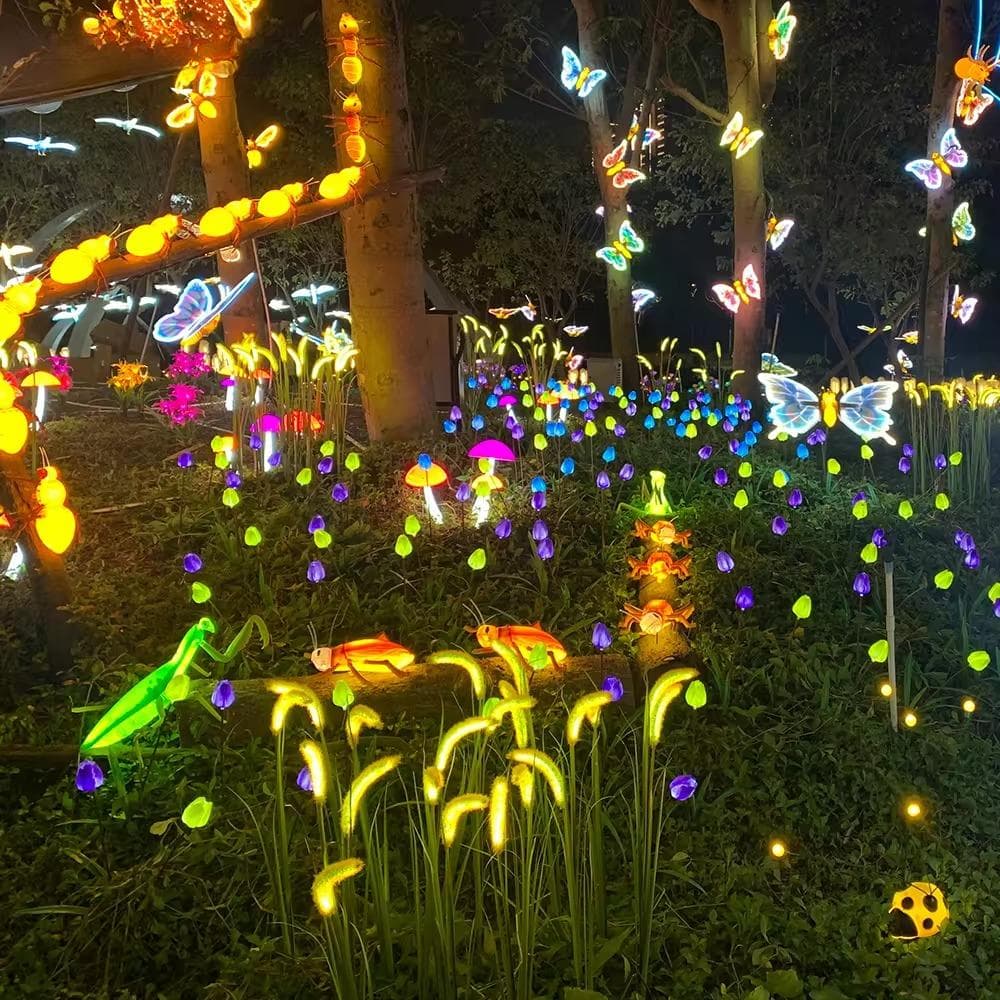 Đèn LED Mô Phỏng Hình Cây Nấm - Simulation Mushrooms Light cho Vườn Ánh Sáng Zalaa Light Garden