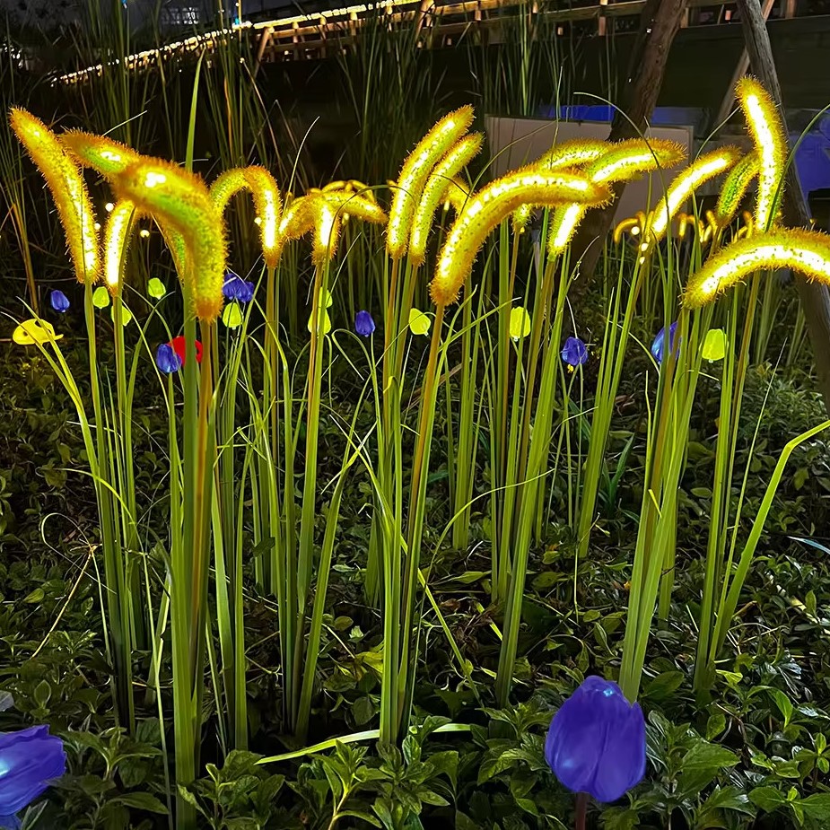 Đèn LED Mô Phỏng Hoa Cỏ Lau - Simulation Reed light cho Vườn Ánh Sáng Zalaa Light Garden