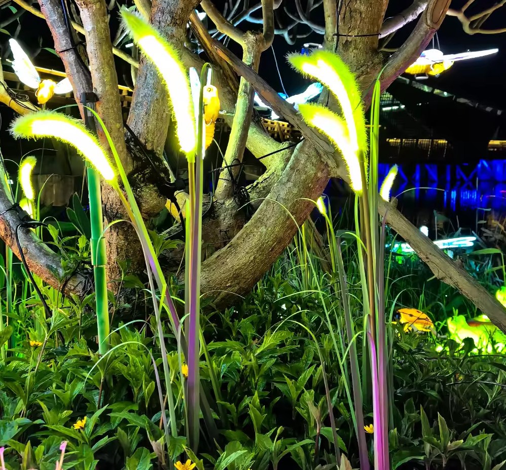 Đèn LED Mô Phỏng Hoa Cỏ Lau - Simulation Reed light cho Vườn Ánh Sáng Zalaa Light Garden