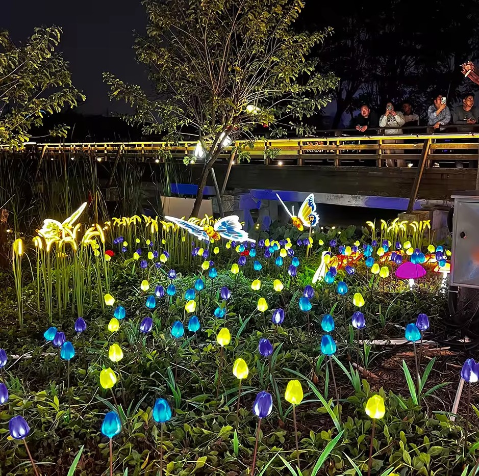 Đèn LED Mô Phỏng Hoa Cỏ Lau - Simulation Reed light cho Vườn Ánh Sáng Zalaa Light Garden