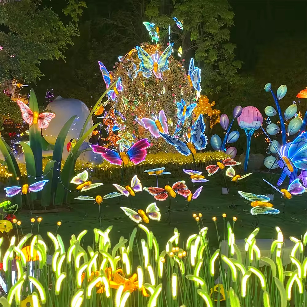 Đèn LED Mô Phỏng Hoa Cỏ Lau - Simulation Reed light cho Vườn Ánh Sáng Zalaa Light Garden