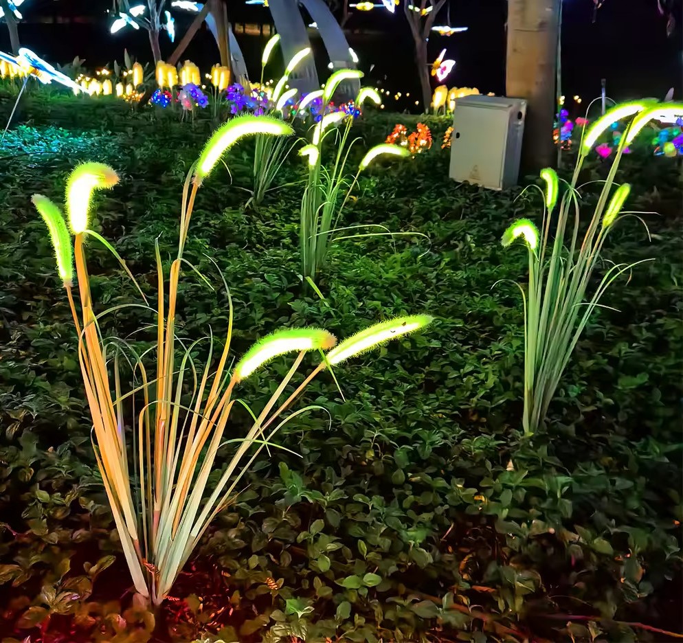 Đèn LED Mô Phỏng Hoa Cỏ Lau - Simulation Reed light cho Vườn Ánh Sáng Zalaa Light Garden