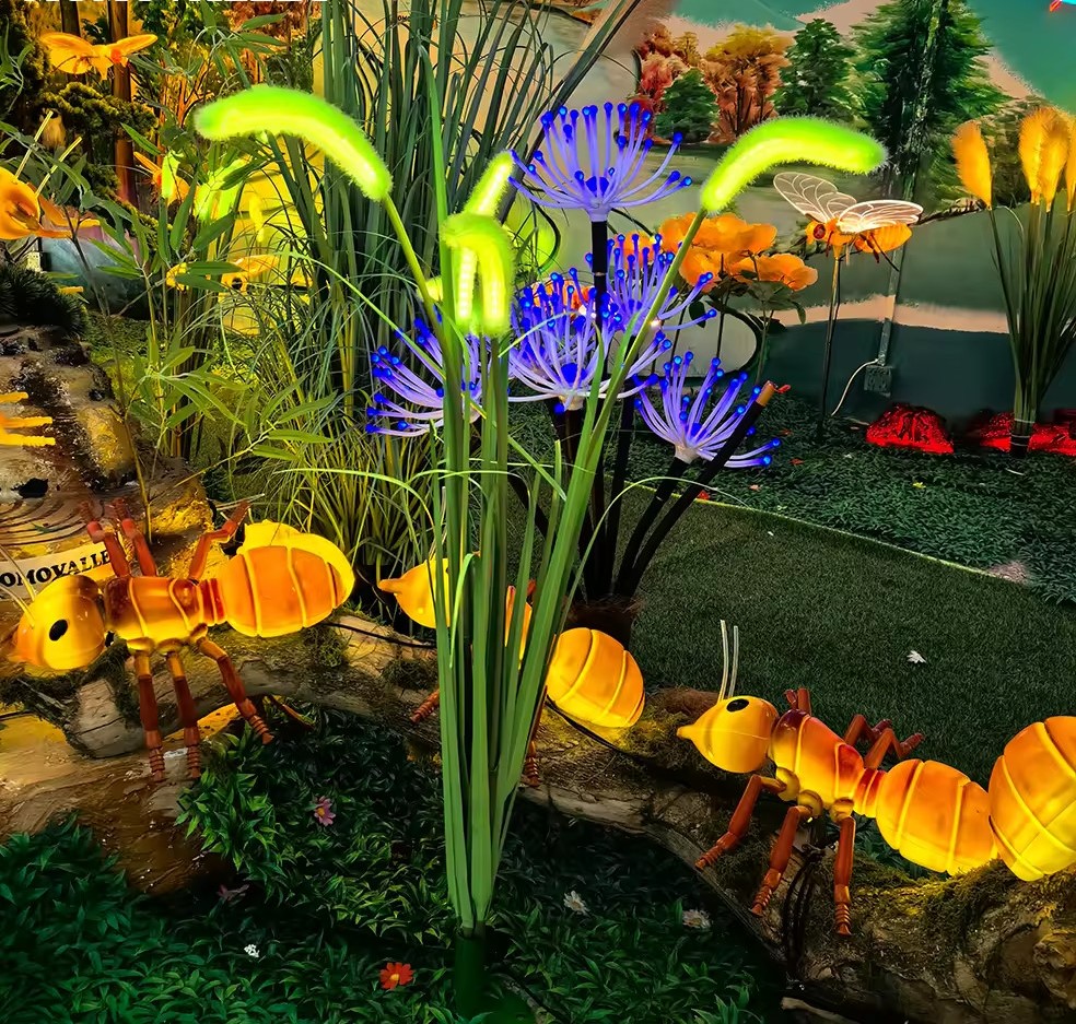 Đèn LED Mô Phỏng Hoa Cỏ Lau - Simulation Reed light cho Vườn Ánh Sáng Zalaa Light Garden