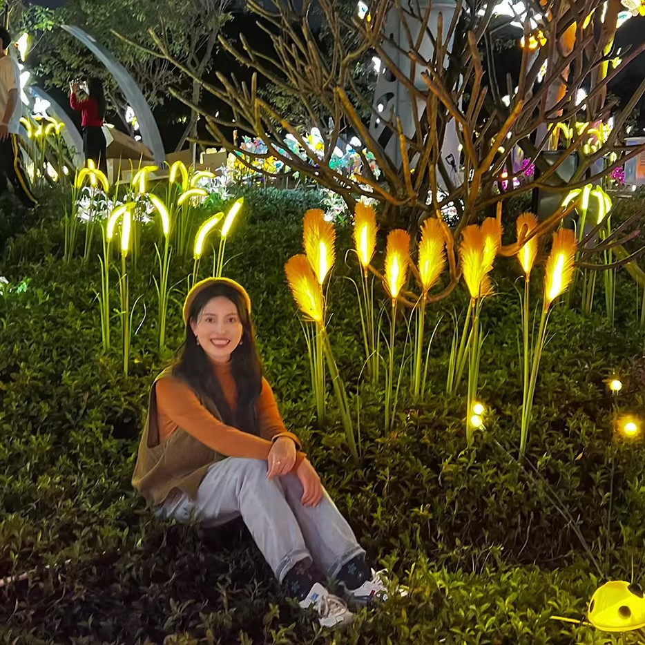 Đèn LED Mô Phỏng Hoa Cỏ Lau - Simulation Reed light cho Vườn Ánh Sáng Zalaa Light Garden