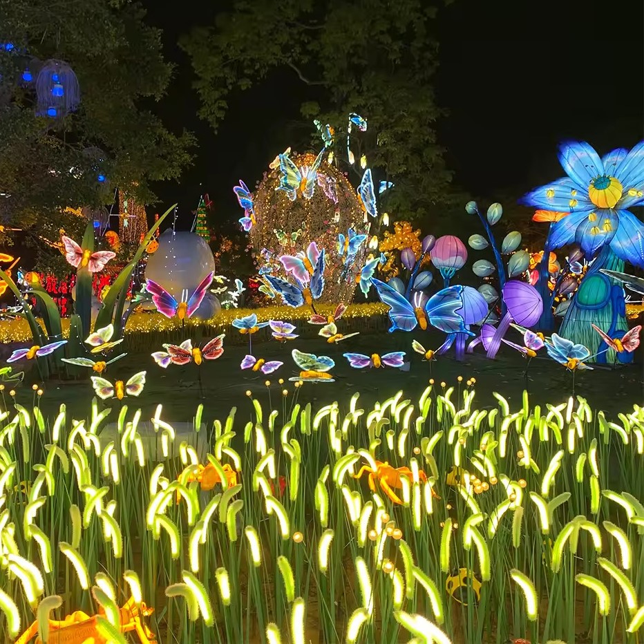 Đèn LED Mô Phỏng Hoa Cỏ Lau - Simulation Reed light cho Vườn Ánh Sáng Zalaa Light Garden