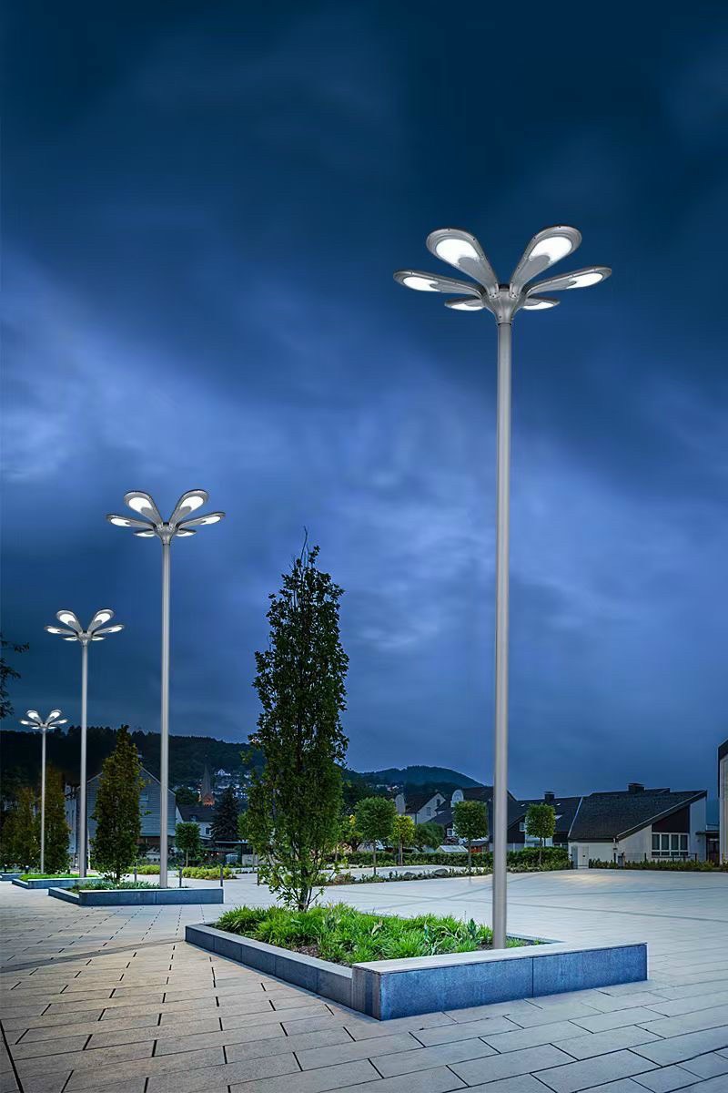 Đèn Năng Lượng Mặt Trời Zalaa kiểu dáng cánh hoa 6*16w Mã sản phẩm ZTYD5005-6-16