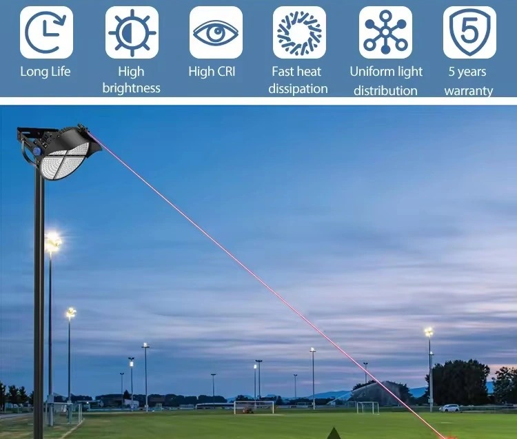 Đèn Sân Golf 800W Pha Led Module Mã SP ZFL-CLEO-INV-ZIG-800 ZALAA Sport Lighting