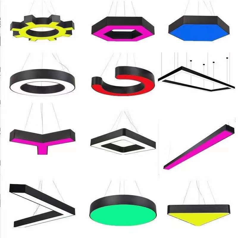 Đèn LED Thả Trần Văn Phòng - Ghép nối thanh chữ I, L, Y, O, V, Z, H, M, U