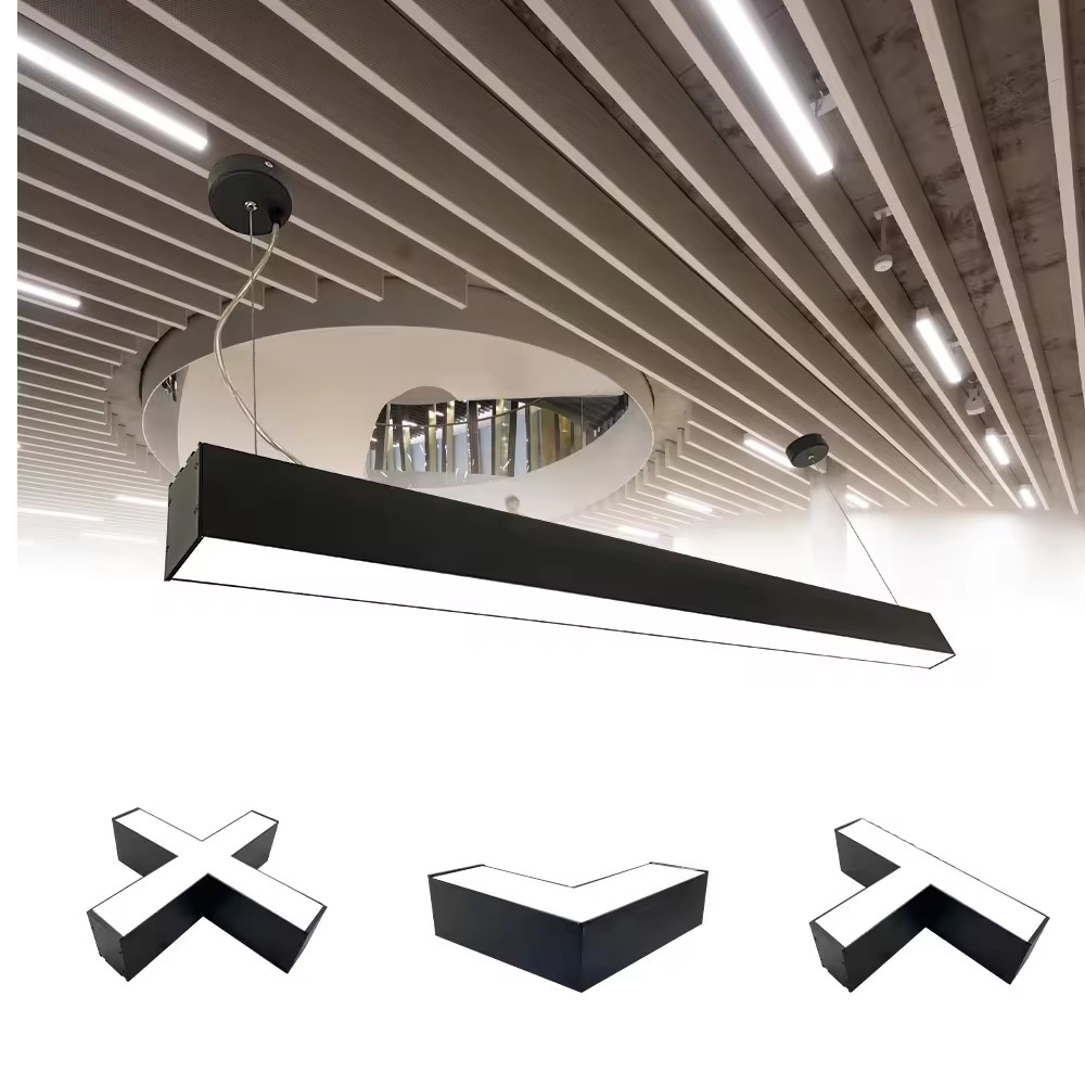 Đèn LED Thả Trần Văn Phòng - Ghép nối thanh chữ I, L, Y, O, V, Z, H, M, U