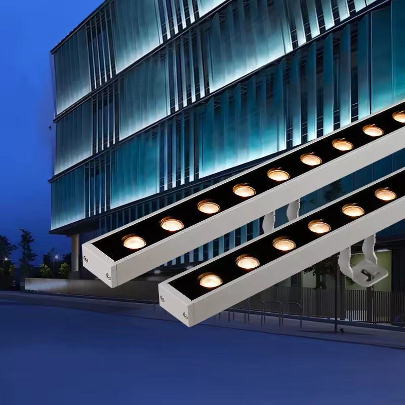 Đèn LED Thanh Dài 18W 24W 36W DMX512 RGB Chiếu Tòa Nhà Building Cao Tầng - Facade lighting solution Zalaa