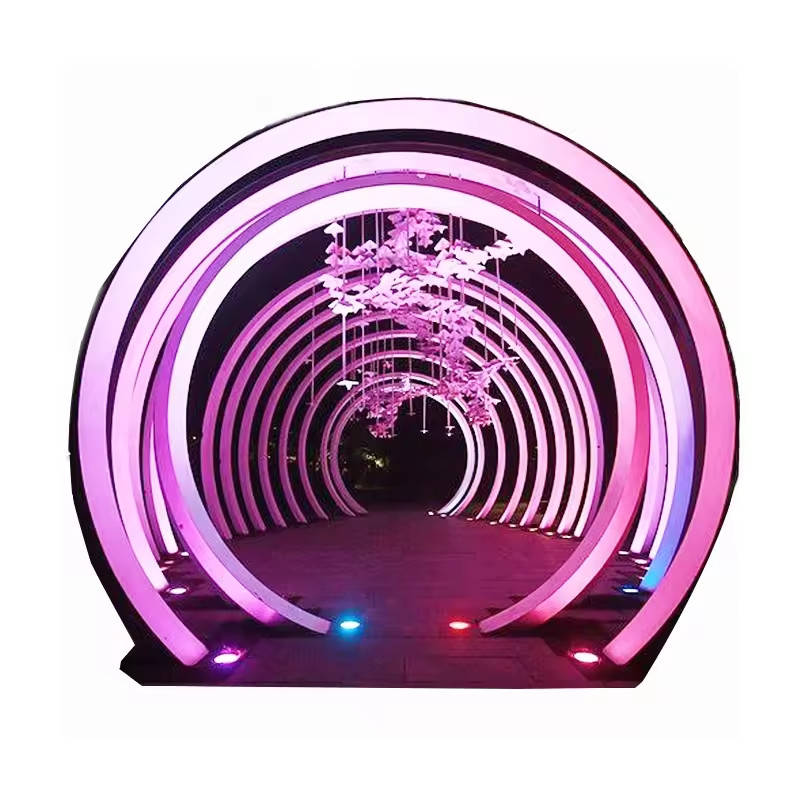 Đèn LED Thanh Tuyến Tính trang trí đường Vòm ZALAA DMX 512 RGBW đổi màu tương tác công cộng - LED Art Lights