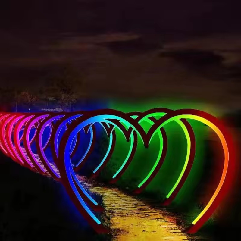 Đèn LED Thanh Tuyến Tính trang trí đường Vòm ZALAA DMX 512 RGBW đổi màu tương tác công cộng - LED Art Lights