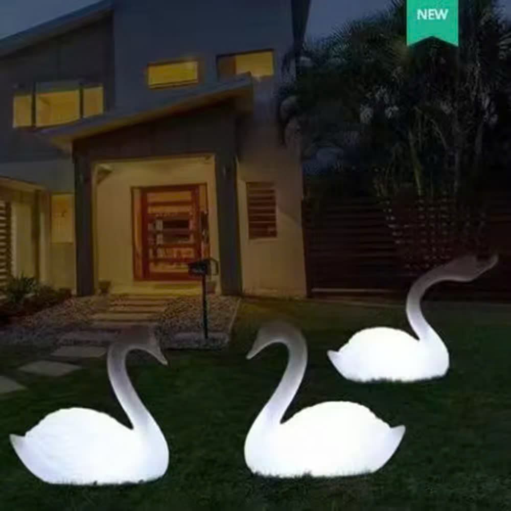 Đèn LED Trang Trí Cảnh Quan hình Con Hạc và Thiên Nga Phát sáng Zalaa cho các Dự án Vườn Ánh Sáng mới