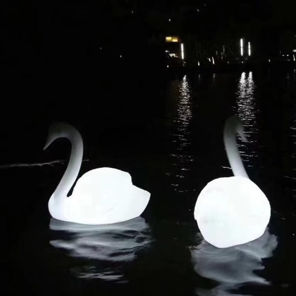 Đèn LED Trang Trí Cảnh Quan hình Con Hạc và Thiên Nga Phát sáng Zalaa cho các Dự án Vườn Ánh Sáng mới