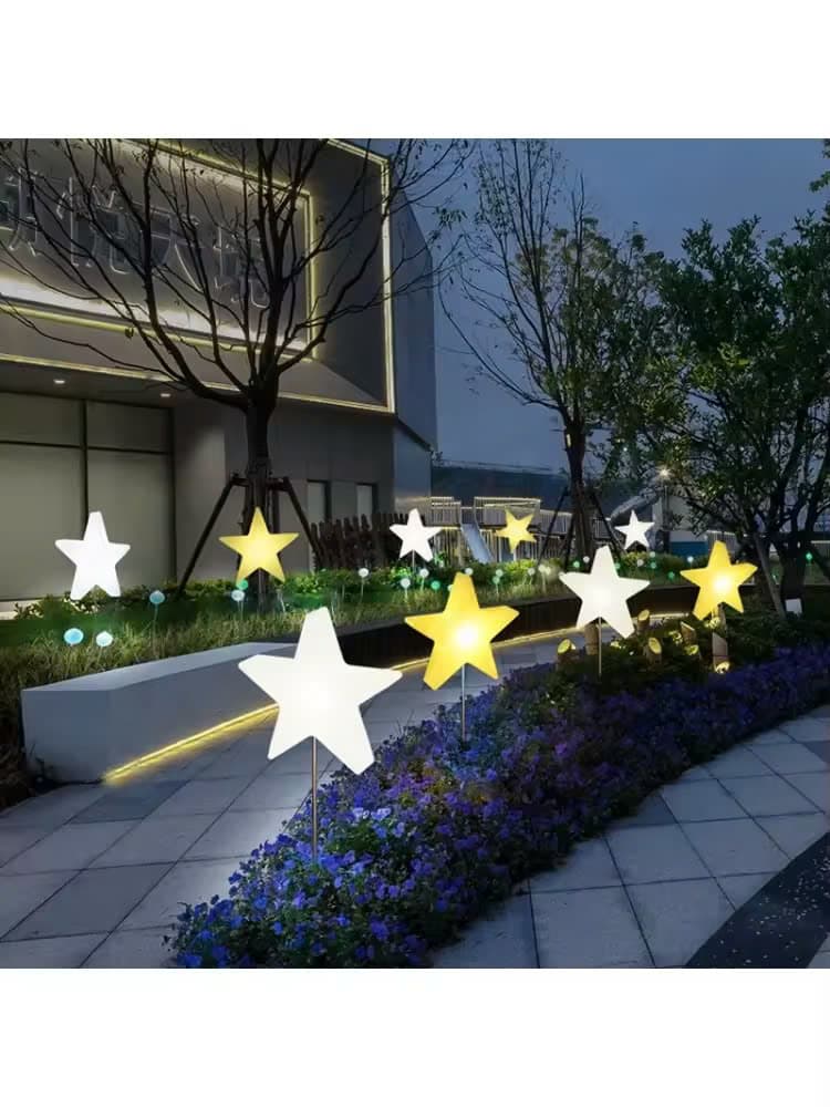 Đèn LED Trang trí Công viên hình Ông Sao phát sáng Zalaa cho các Dự án chiếu sáng mới