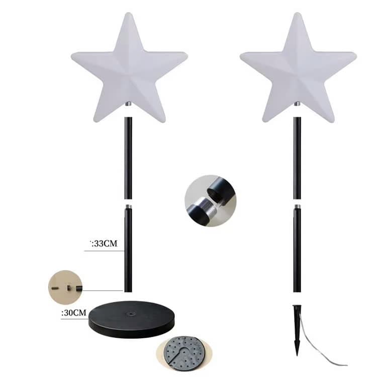 Đèn LED Trang trí Công viên hình Ông Sao phát sáng Zalaa cho các Dự án chiếu sáng mới