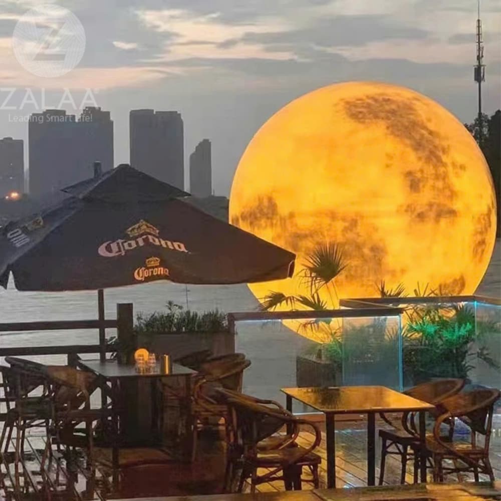Đèn LED Trang trí Sân vườn hình Ông Trăng tròn Zalaa cho các Dự án chiếu sáng mới
