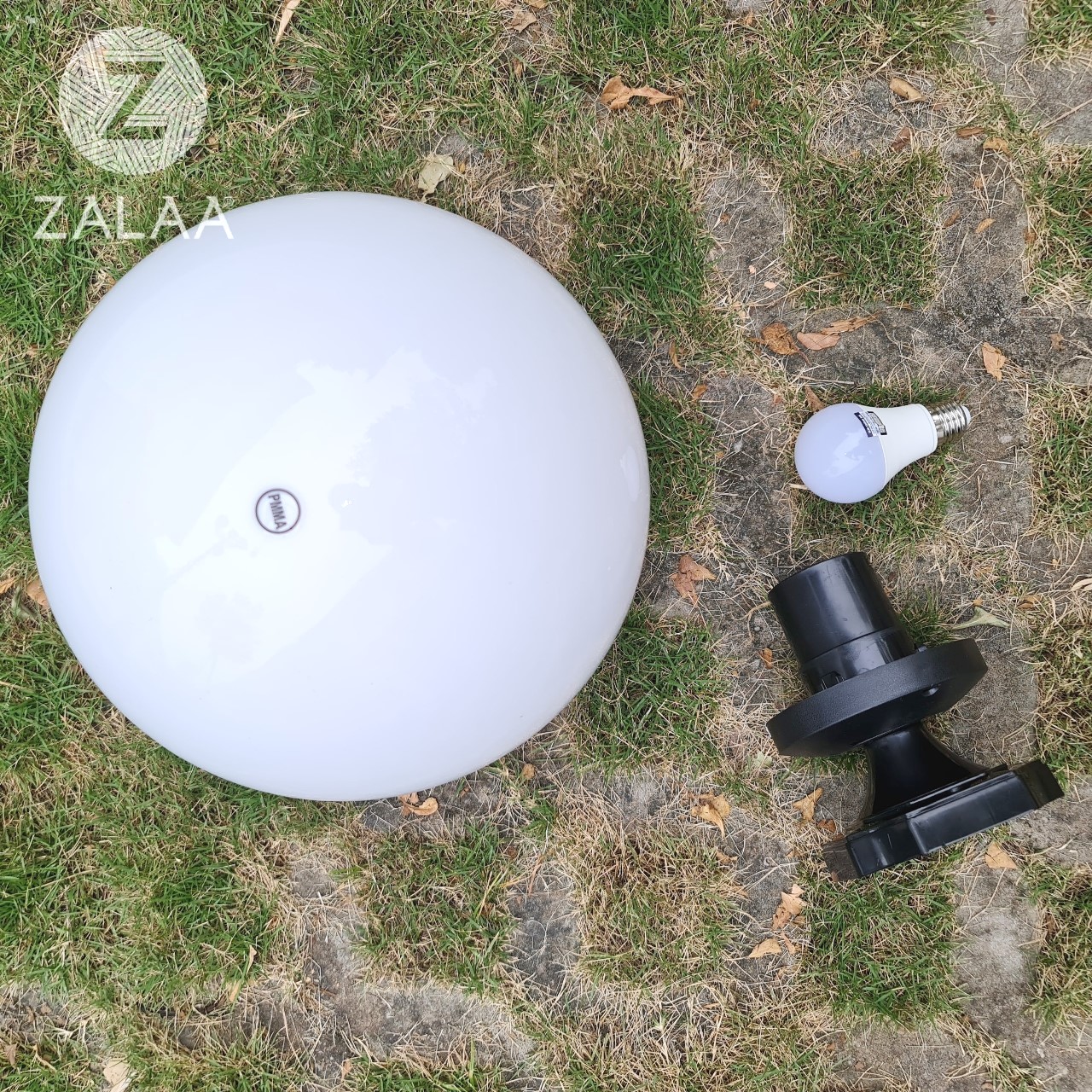 Đèn Trụ Cổng Cầu Đục D400, đuôi đèn E27