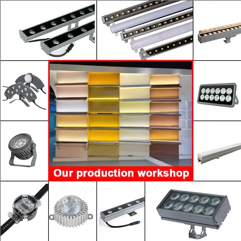 Đèn LED Tuyến Tính chiếu sáng mặt tiền Tòa Nhà Building Cao Tầng có lập trình DMX512 Rgb hiệu ứng thay đổi màu sắc theo tùy chỉnh