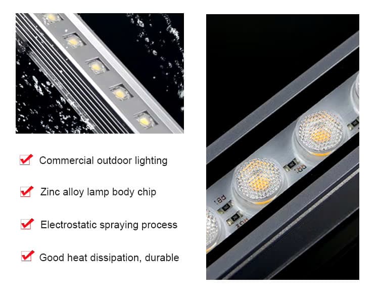 Đèn LED Tuyến Tính chiếu sáng mặt tiền Tòa Nhà Building Cao Tầng có lập trình DMX512 Rgb hiệu ứng thay đổi màu sắc theo tùy chỉnh