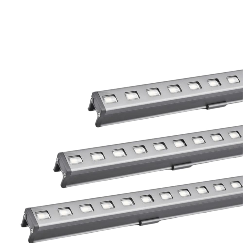 Đèn LED Tuyến Tính chiếu sáng mặt tiền Tòa Nhà Building Cao Tầng có lập trình DMX512 Rgb hiệu ứng thay đổi màu sắc theo tùy chỉnh