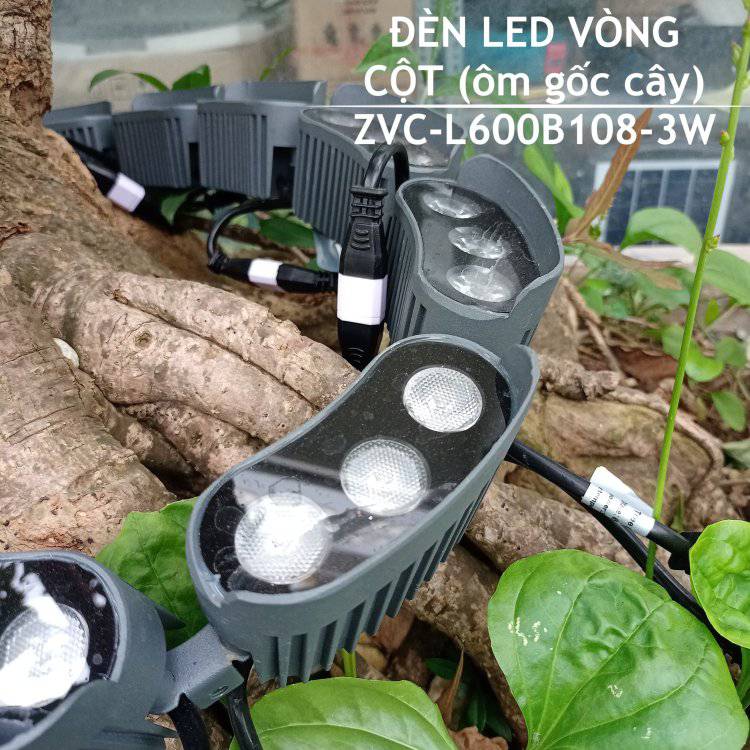 Đèn Led Ôm Cột (Gốc Cây) 3W Mã sản phẩm ZVC-L600B108-3W