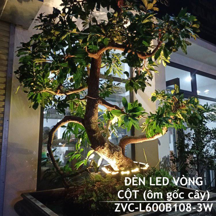Đèn Led Ôm Cột (Gốc Cây) 3W Mã sản phẩm ZVC-L600B108-3W