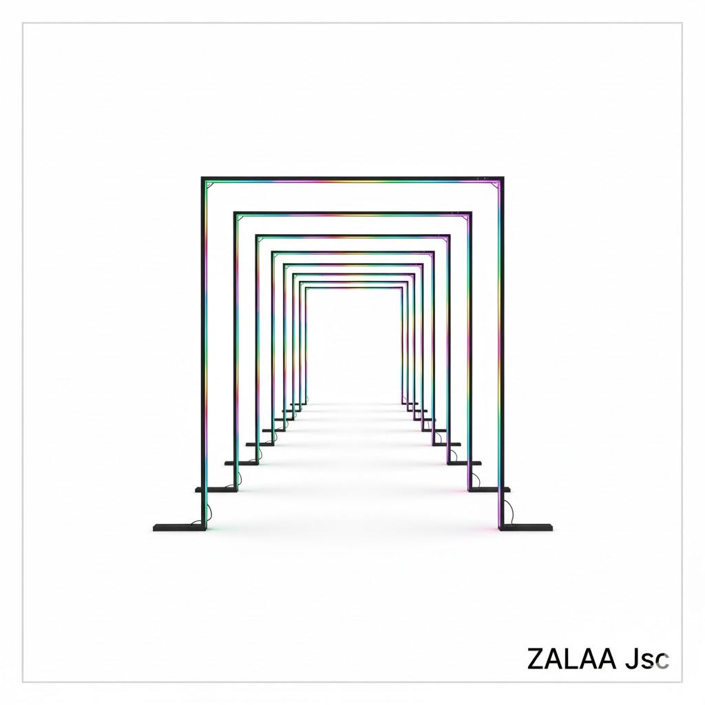 Đèn LED Walkway/Tunnel Arch ZALAA - Kiểu Cổng Ánh Sáng, Đường Hầm Nghệ Thuật