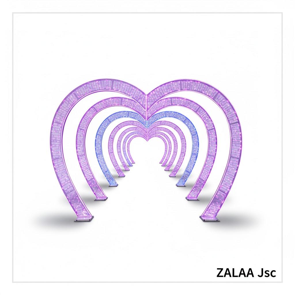 Đèn LED Walkway/Tunnel Arch ZALAA - Kiểu Cổng Ánh Sáng, Đường Hầm Nghệ Thuật