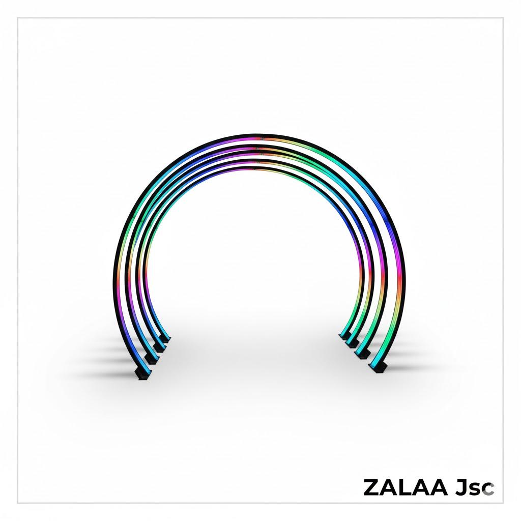 Đèn LED Walkway/Tunnel Arch ZALAA - Kiểu Cổng Ánh Sáng, Đường Hầm Nghệ Thuật