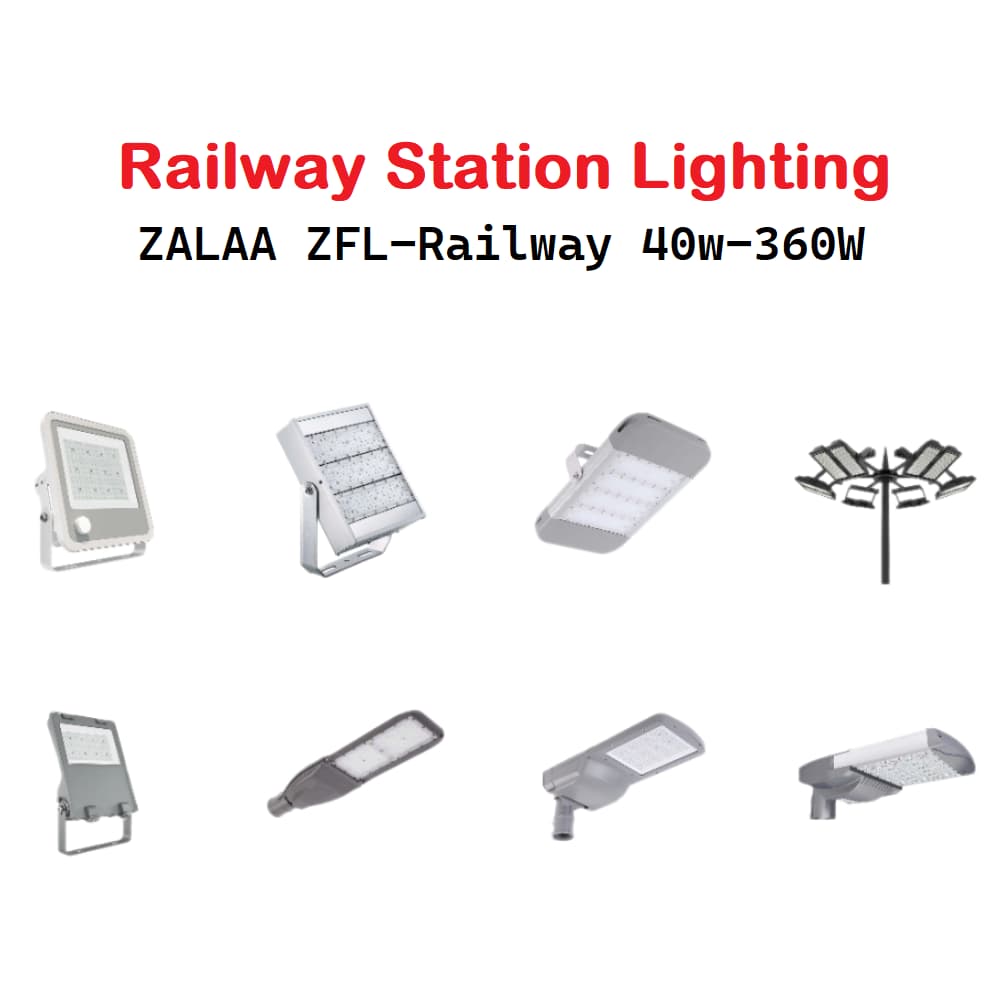 Đèn LED ZALAA chiếu sáng Các Nhà Ga Đường Sắt Việt Nam ZFL-Railway 40w-360W Railway Station Lighting
