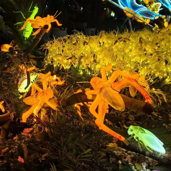 Đèn LED ZALAA Mô Phỏng Châu Chấu Năng Động Cho Vườn Ánh Sáng / Light Garden