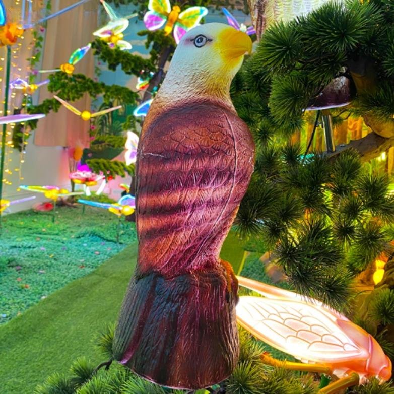 Đèn LED ZALAA Mô Phỏng Hình Chim Đại Bàng Ngồi Im Cho Dự Án Chiếu Sáng Cảnh Quan Sân Vườn