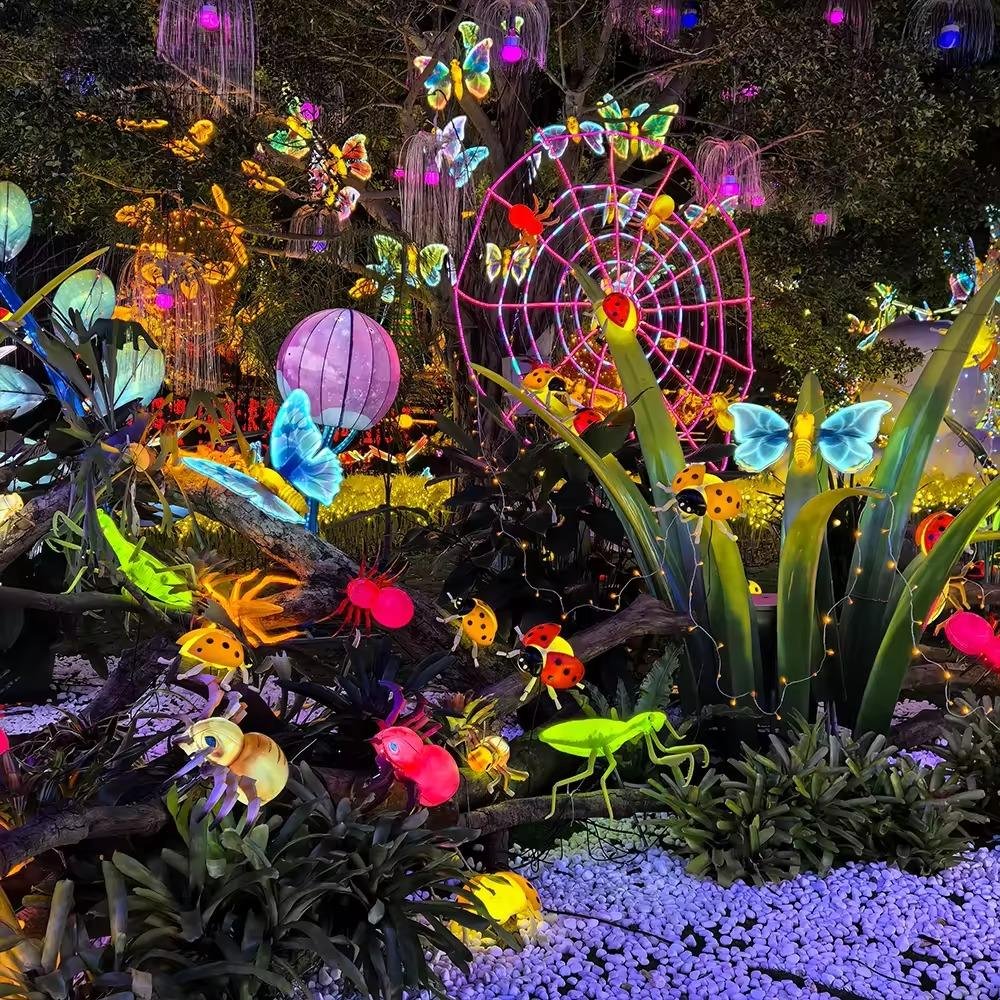 Đèn LED ZALAA Mô Phỏng Hình Nhện Năng Động Cho Dự Án Chiếu Sáng Cảnh Quan Sân Vườn