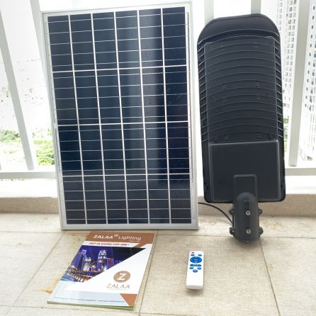 Đèn đường năng lượng mặt trời mẫu bàn chải 4 mắt 200w mã sản phẩm ZBC-200S ZALAA