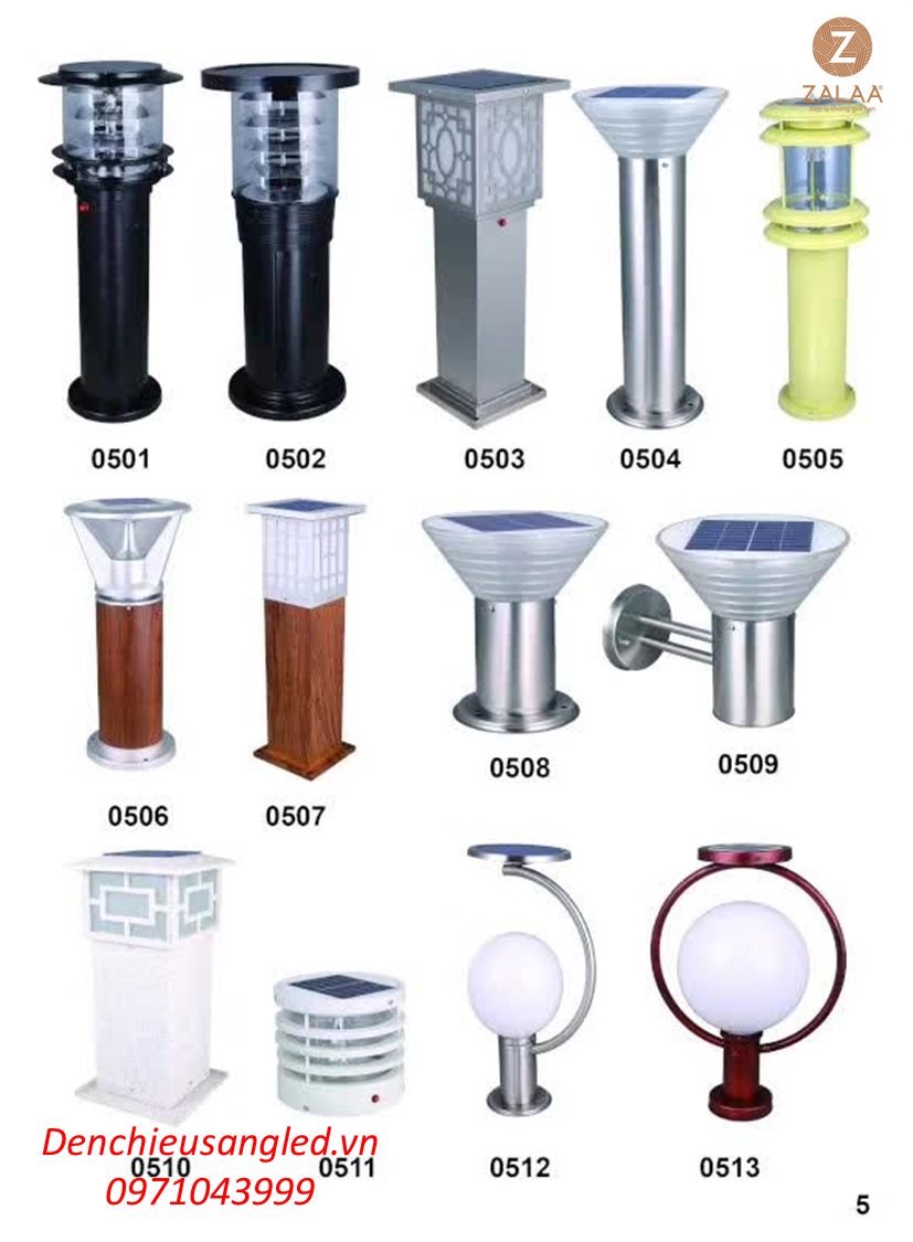 Đèn nấm sân vườn công viên sử dụng năng lượng mặt trời