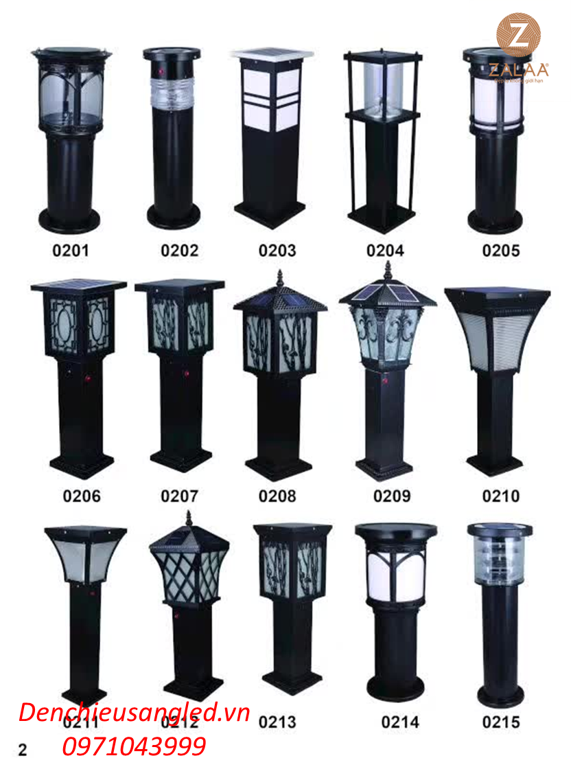 Đèn nấm sân vườn công viên sử dụng năng lượng mặt trời