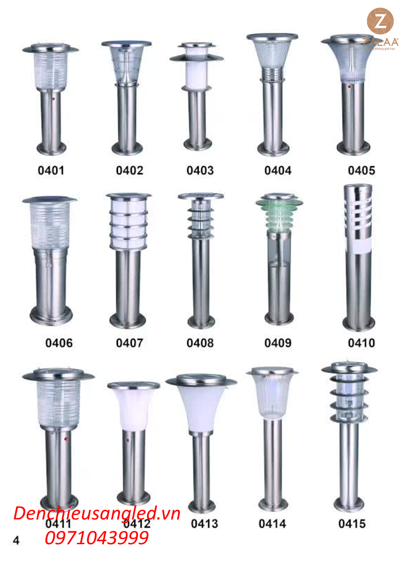 Đèn nấm sân vườn công viên sử dụng năng lượng mặt trời