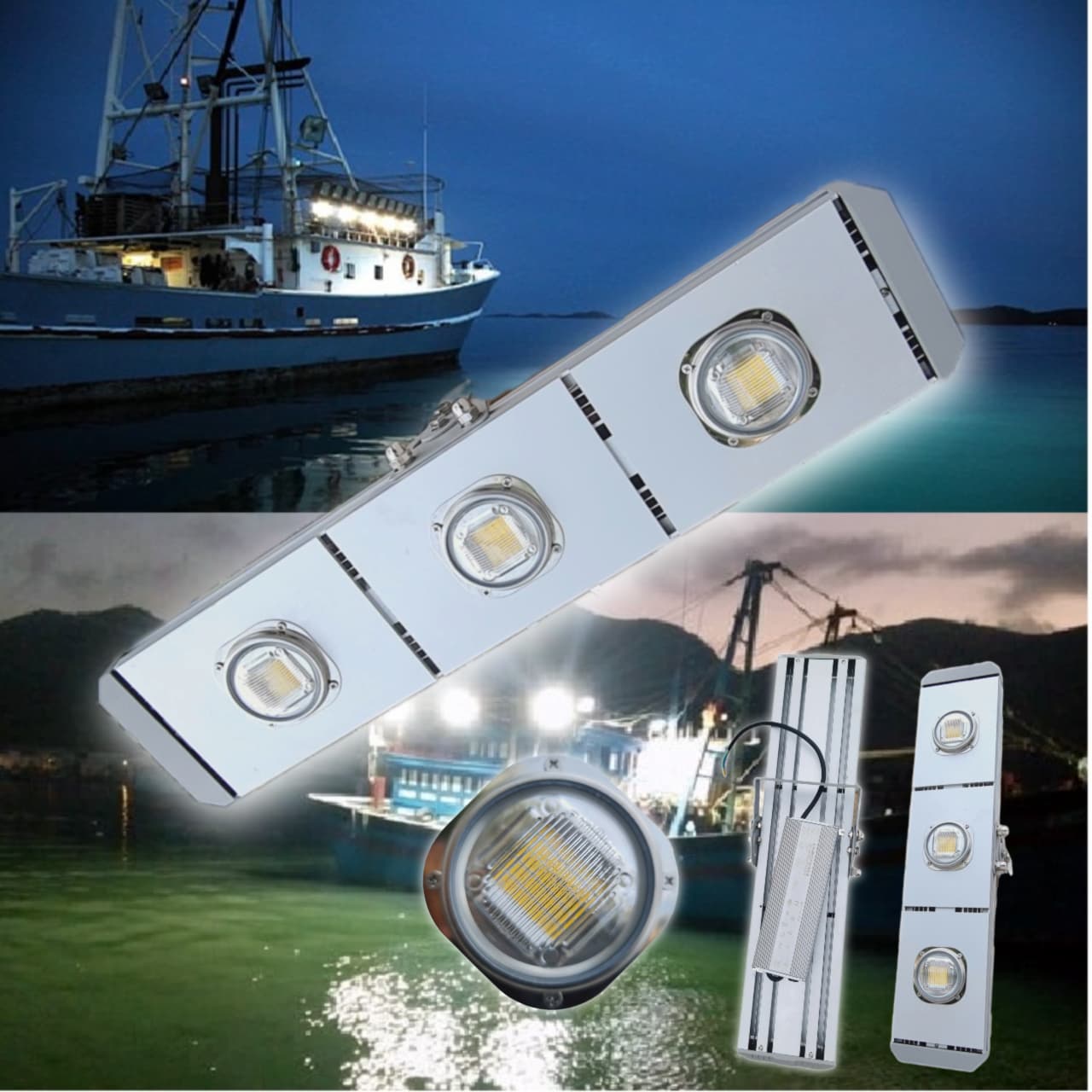 Đèn pha led 300w SFL-300COB thuyền đánh cá chống nhiễu sóng