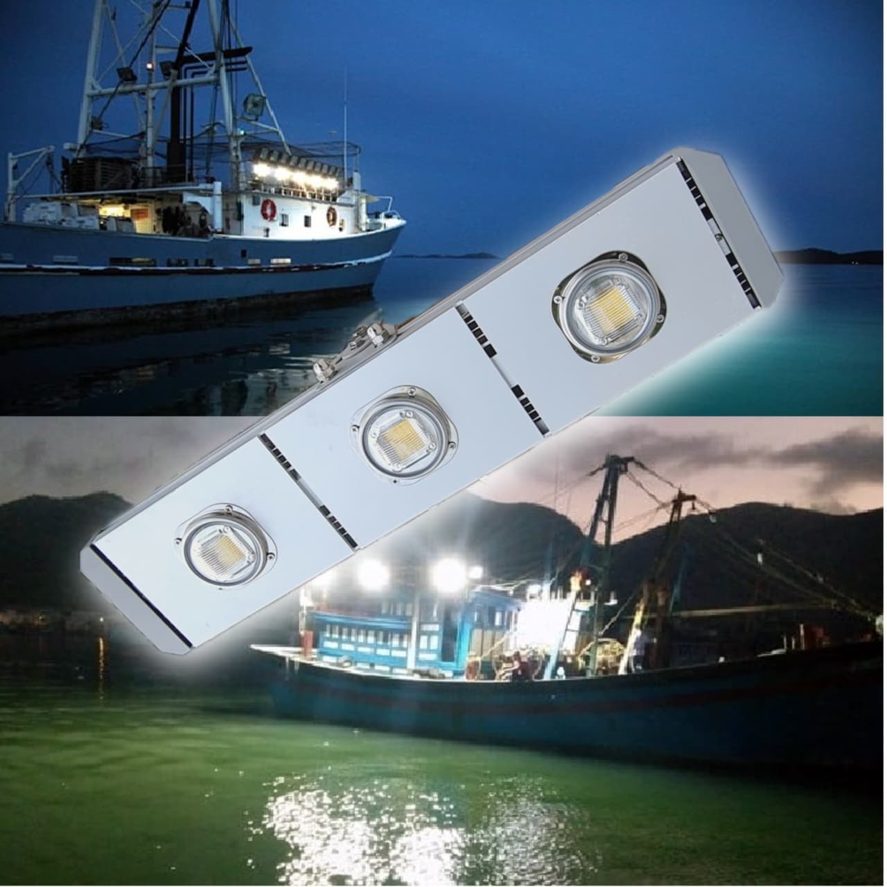 Đèn LED Đánh Cá 300W ZALAA SFL-300COB | IP66, IK08, 135lm/W, 40.500lm