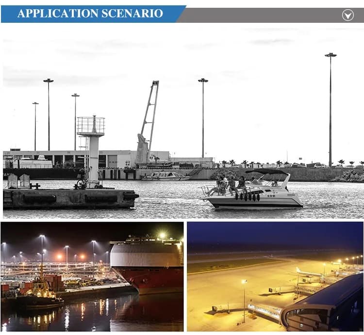 Đèn Pha LED Chiếu Xa Cầu Cảng Quảng Trường Trung Tâm 200W đến 2000W