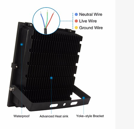 Đèn Pha LED chiếu sân bóng 200W Mã ZFR-200SB ZALAA