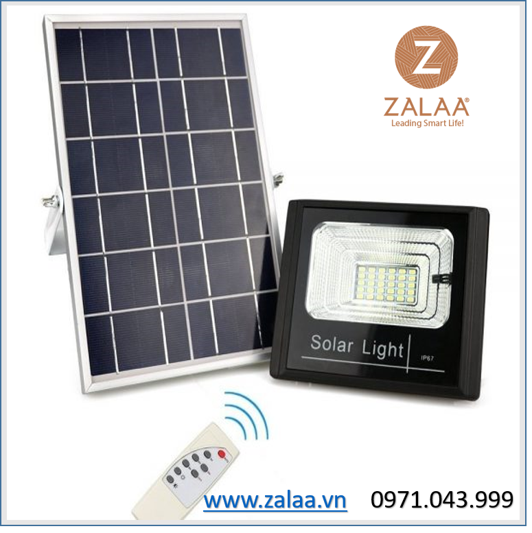 Đèn pha năng lượng mặt trời 60w mã sản phẩm ZFR60S ZALAA