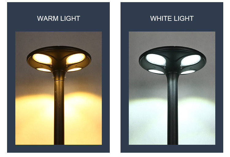 Đèn Sân Vườn Hiện Đại Năng Lượng Mặt Trời ZG-TYD2806 30W ZALAA Cho cột cao 3-5m