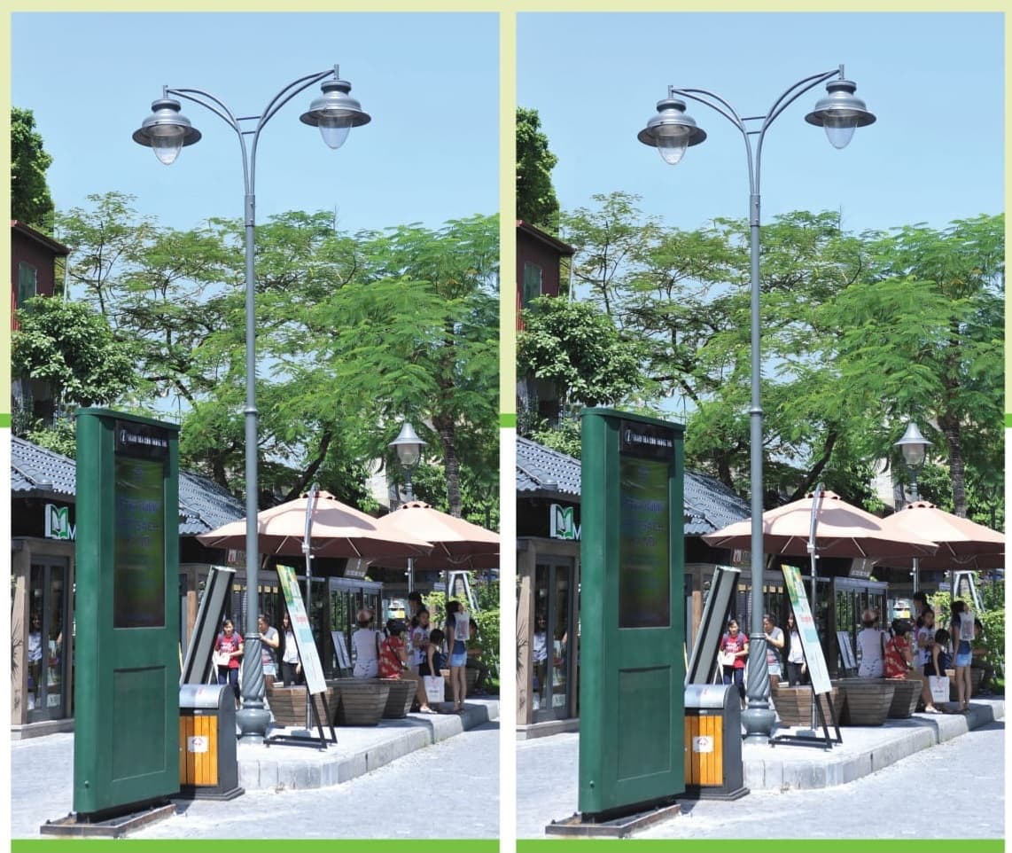 ĐÈN LED SEPAT - Bóng cho cột đèn trang trí công viên, cảnh quan sân vườn