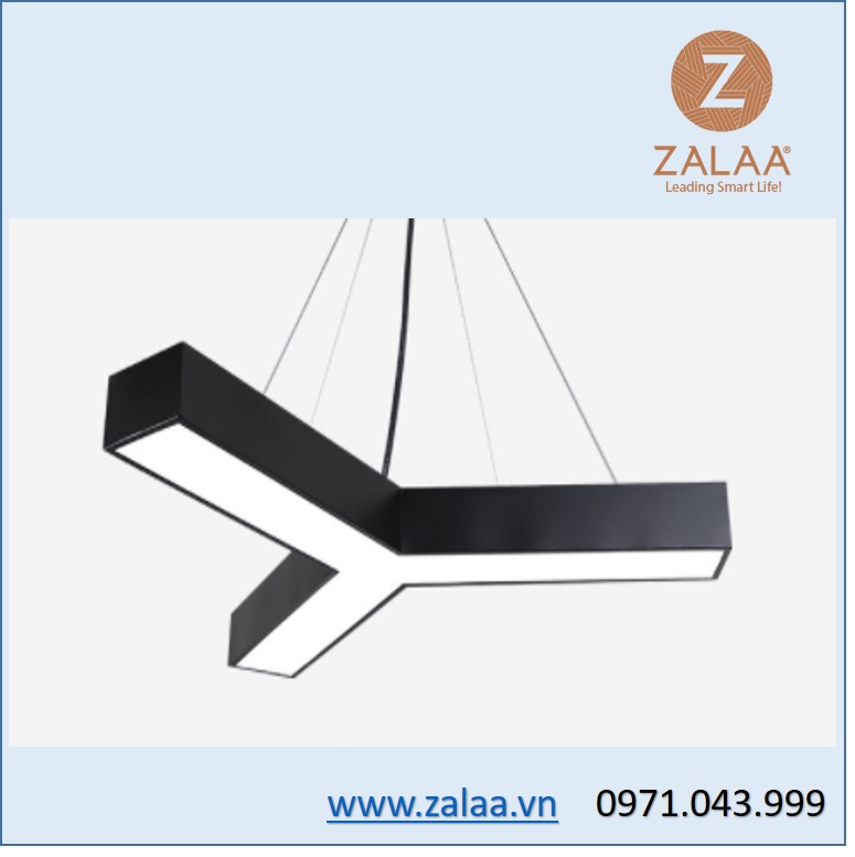 Đèn Thả Trần Văn Phòng hình chữ Y kích thước cánh 450mm