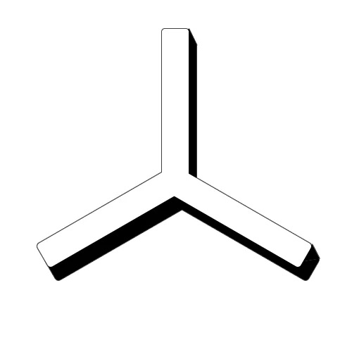 Bộ Sản phẩm Đèn Thả Trần ZALAA cho Nội Thất Văn Phòng - Kiểu Chữ Ghép Thanh đa dạng kích thước