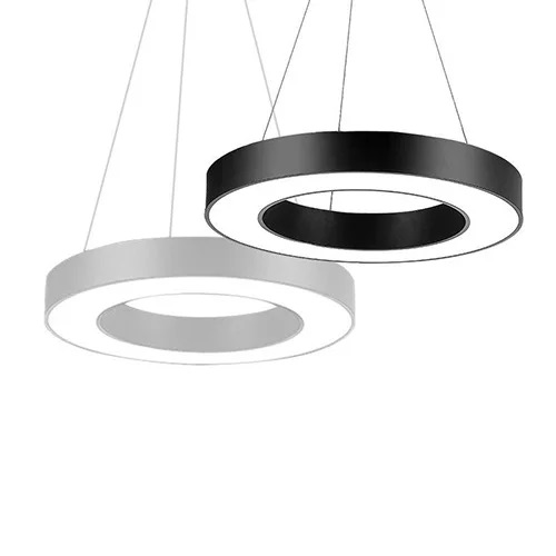 Đèn Thả Trần Văn Phòng tròn hình chữ O vành khăn, rỗng giữa đường kính 600mm, 48W